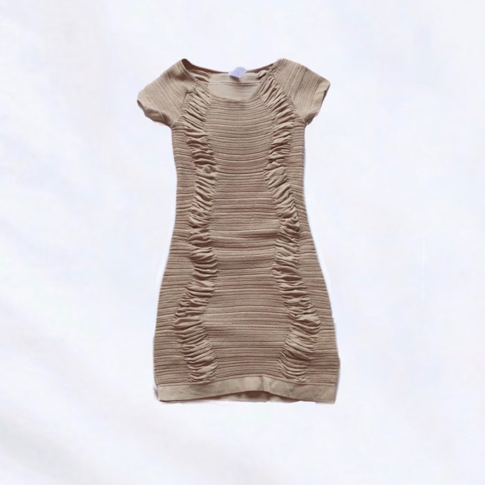 prime cut ⋆ ruched cutout dress